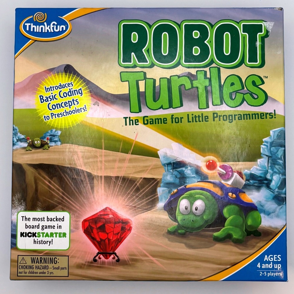 ThinkFun Robot Turtles STEM Board Game for Preschoolers Coding Concepts Ages 4+
